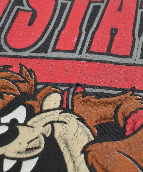 Looney Tunes（ルーニーテューンズ）の「【USED】90’s Looney Tunes “OHIO STATE” カレッジ キャラクター Tシャツ（Tシャツ/カットソー・メンズ・ブラック・X-LARGE）」の7枚目の写真