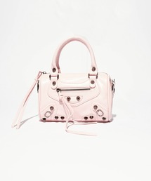 スタッズ付きピンクショルダーバッグ スタッズ付きショルダーバッグ（ショルダーバッグ） | PINK-latte