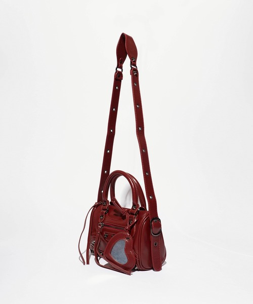 Chick(チック)の「Studded 2-Way Shoulder Bag / スタッズ付き 2WAYショルダーバッグ 2026年春夏(ショルダーバッグ・レディース・ピンク/ブラック/レッド・FREE)」の17枚目の写真