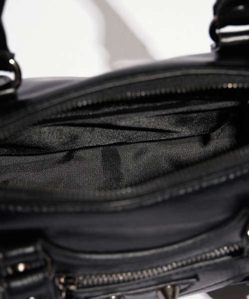 Studded 2-Way Shoulder Bag / スタッズ付き 2WAYショルダーバッグ