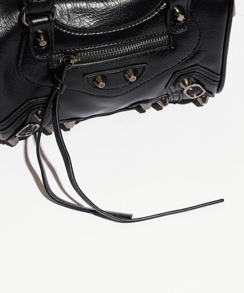 セール】Studded 2-Way Shoulder Bag / スタッズ付き 2WAYショルダー