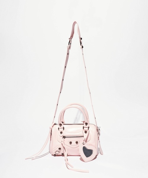 Chick(チック)の「Studded 2-Way Shoulder Bag / スタッズ付き 2WAYショルダーバッグ 2026年春夏(ショルダーバッグ・レディース・ピンク/ブラック/レッド・FREE)」の10枚目の写真