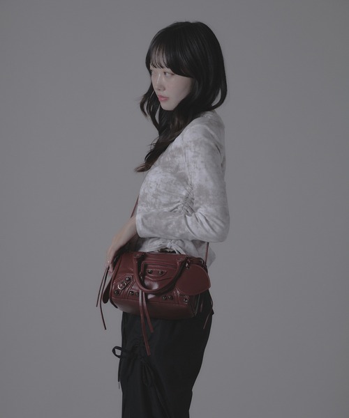 Studded 2-Way Shoulder Bag / スタッズ付き 2WAYショルダー