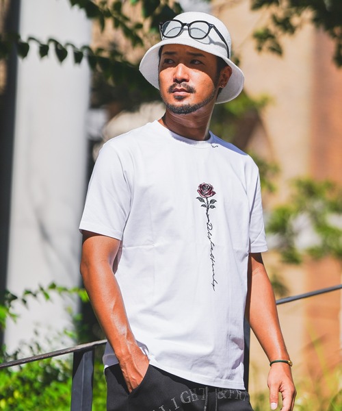 adamsJUGGLER（アダムスジャグラー）の「RTEG/M&ローズティー（Tシャツ/カットソー・メンズ・ホワイト/ブラック・S/XL/L/M/XXL）」の11枚目の写真