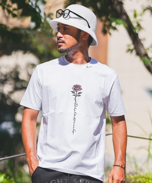 adamsJUGGLER（アダムスジャグラー）の「RTEG/M&ローズティー（Tシャツ/カットソー・メンズ・ホワイト/ブラック・S/XL/L/M/XXL）」の12枚目の写真