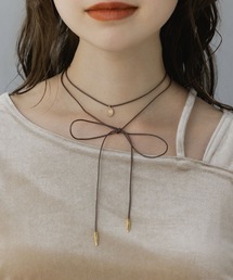 LA MUe | 【LA MUE】ストーン付きコードチョーカー(チョーカー)