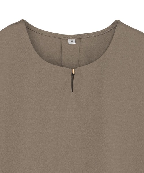 TOKYO SHIRTS(トウキョウシャツ)の「フレア袖 シアーブラウス 七分袖(シャツ/ブラウス・レディース・ブラック/ブラウン/ホワイト・M/L/LL)」の13枚目の写真