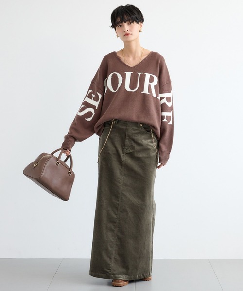 PICCADILLY（ピカデリー）の「BARNYARDSTORM / 【PICCADILLY(ピカデリー)】別注 / ライトコールスカート（スカート・レディース・ブラウン/グリーン・S/M）」の3枚目の写真