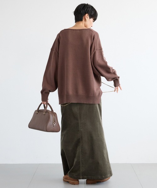 PICCADILLY（ピカデリー）の「BARNYARDSTORM / 【PICCADILLY(ピカデリー)】別注 / ライトコールスカート（スカート・レディース・ブラウン/グリーン・S/M）」の6枚目の写真