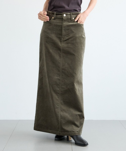 PICCADILLY（ピカデリー）の「BARNYARDSTORM / 【PICCADILLY(ピカデリー)】別注 / ライトコールスカート（スカート・レディース・ブラウン/グリーン・S/M）」の7枚目の写真