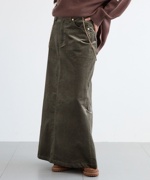 PICCADILLY（ピカデリー）の「BARNYARDSTORM / 【PICCADILLY(ピカデリー)】別注 / ライトコールスカート（スカート・レディース・ブラウン/グリーン・S/M）」の13枚目の写真