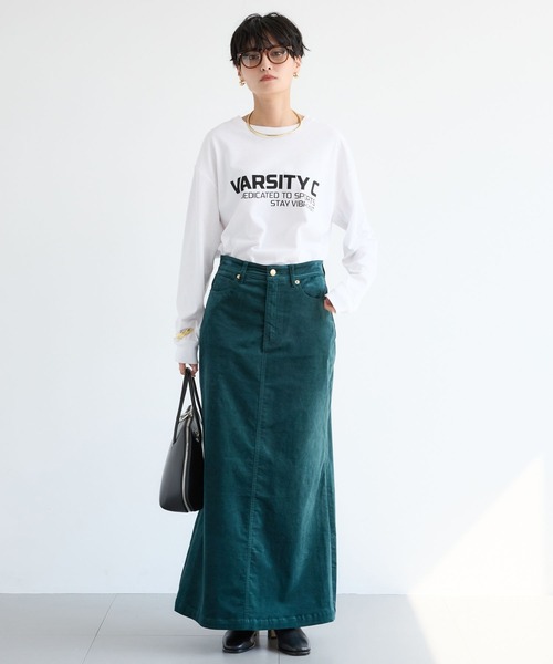 PICCADILLY（ピカデリー）の「BARNYARDSTORM / 【PICCADILLY(ピカデリー)】別注 / ライトコールスカート（スカート・レディース・ブラウン/グリーン・S/M）」の17枚目の写真