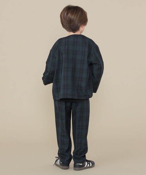 SHIPS ネイビー チェック柄 テーラードジャケット SHIPS（シップス）の「SHIPS KIDS:100～130cm /セレモニー チェック