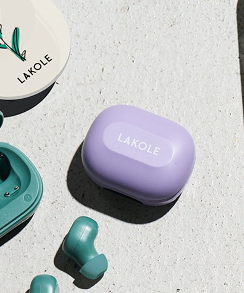 LAKOLE（ラコレ）の「ミニワイヤレスイヤホン[カラー] / 581603（ヘッドフォン/イヤホン・レディース・パープル/ピンク/グリーン・FREE）」の2枚目の写真