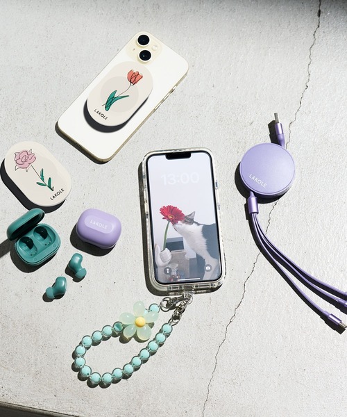 LAKOLE（ラコレ）の「ミニワイヤレスイヤホン[カラー] / 581603（ヘッドフォン/イヤホン・レディース・パープル/ピンク/グリーン・FREE）」の5枚目の写真