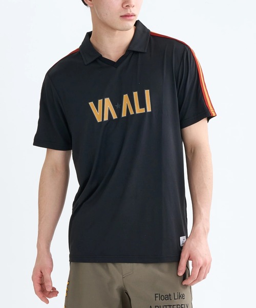 RVCA(ルーカ)の「RVCA メンズ VA X ALI RUMBLE POLO SS ポロシャツ 【2025年秋冬モデル】/ルーカモハメド・アリコラボポロシャツ(ポロシャツ・メンズ・ブラック・SMALL/MEDIUM/LARGE/X-LARGE)」の4枚目の写真