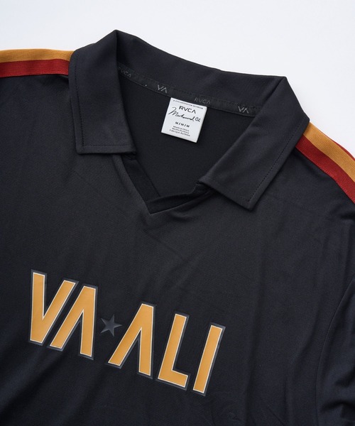 RVCA(ルーカ)の「RVCA メンズ VA X ALI RUMBLE POLO SS ポロシャツ 【2025年秋冬モデル】/ルーカモハメド・アリコラボポロシャツ(ポロシャツ・メンズ・ブラック・SMALL/MEDIUM/LARGE/X-LARGE)」の9枚目の写真