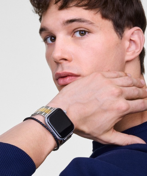 Daniel Wellington（ダニエルウェリントン）の「アップルウォッチ メッシュストラップ Smart Watch Link Two-Tone Strap 20mm（デジタル腕時計・レディース・シルバー×ゴールド・20mm）」の6枚目の写真
