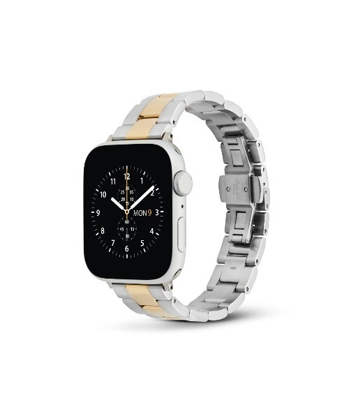 Daniel Wellington（ダニエルウェリントン）の「アップルウォッチ メッシュストラップ Smart Watch Link Two-Tone Strap 20mm（デジタル腕時計・レディース・シルバー×ゴールド・20mm）」の4枚目の写真
