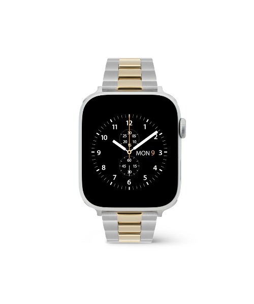 Daniel Wellington（ダニエルウェリントン）の「アップルウォッチ メッシュストラップ Smart Watch Link Two-Tone Strap 20mm（デジタル腕時計・レディース・シルバー×ゴールド・20mm）」の2枚目の写真