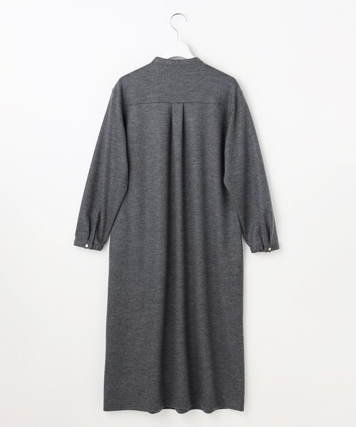 J.PRESS Ladies(J.プレス レディス)の「ウールスムース ワンピース(シャツワンピース・レディース・ネイビー系/ベージュ系/ワイン系/ライトグレー系・S/XS)」の20枚目の写真