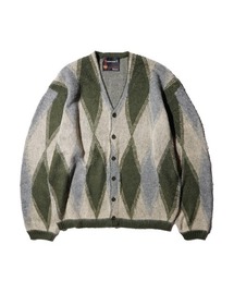 TOWNCRAFT（タウンクラフト）の「TOWN CRAFT タウンクラフト / SHAGGY VINTAGE V CARDIGAN アクリル 花柄（カーディガン/ボレロ）」