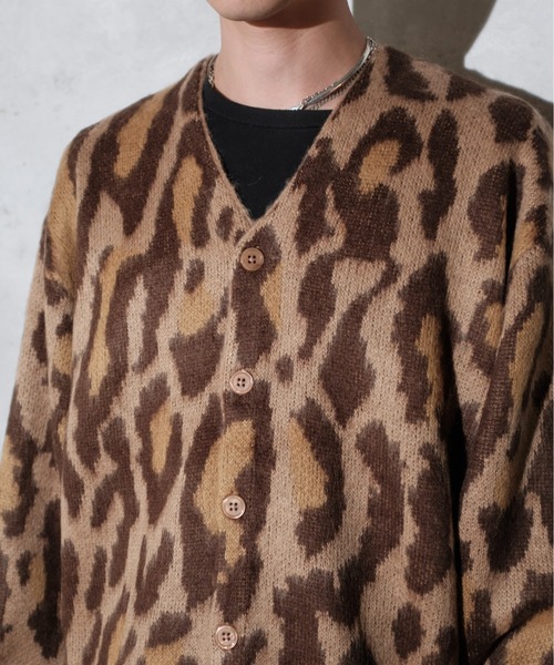 TOWNCRAFT（タウンクラフト）の「TOWN CRAFT タウンクラフト / SHAGGY VINTAGE V CARDIGAN アクリル 花柄（カーディガン/ボレロ・メンズ・グレー系1/その他1/グレー/オリーブ/カーキ/その他2・SMALL/MEDIUM/LARGE）」の21枚目の写真