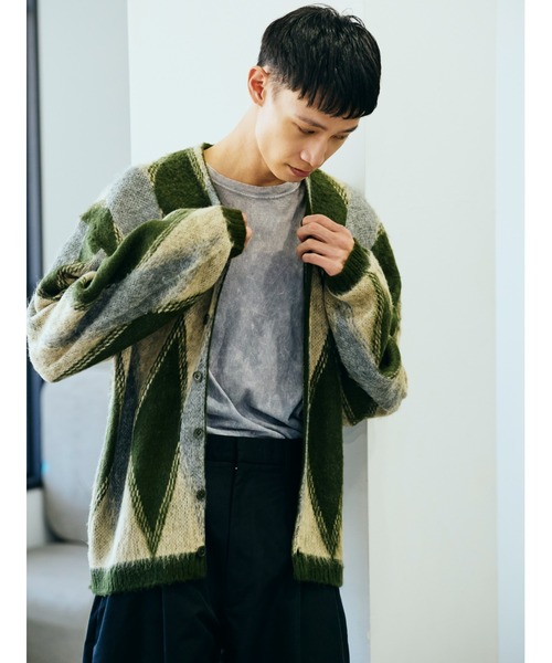 セール】TOWN CRAFT タウンクラフト / SHAGGY VINTAGE V CARDIGAN
