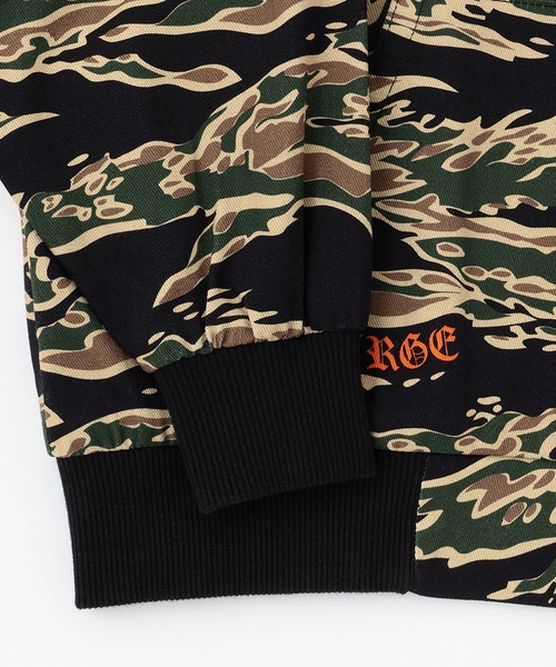 XLARGE KIDS(エクストララージキッズ)の「タイガーカモツイルフードブルゾン(ブルゾン・キッズ・ベージュ/カーキ・130cm/90cm/120cm/140cm/100cm/110cm)」の7枚目の写真