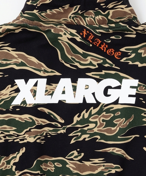 XLARGE KIDS(エクストララージキッズ)の「タイガーカモツイルフードブルゾン(ブルゾン・キッズ・ベージュ/カーキ・130cm/90cm/120cm/140cm/100cm/110cm)」の8枚目の写真