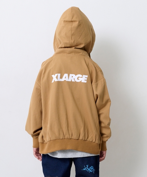 XLARGE KIDS(エクストララージキッズ)の「タイガーカモツイルフードブルゾン(ブルゾン・キッズ・ベージュ/カーキ・130cm/90cm/120cm/140cm/100cm/110cm)」の15枚目の写真