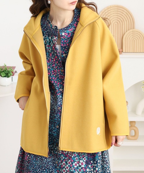 BARNDOOR（バーンドア）の「圧縮ニットフルジップJKT（ブルゾン・レディース・グリーン/オートミール/マスタード/オレンジ/チャコール・FREE）」の15枚目の写真