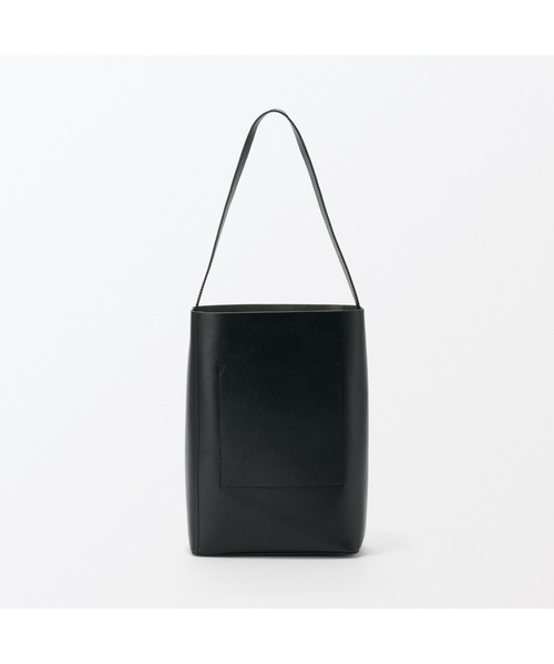 m*i様 ハンドバッグ ヌメ革 無印良品 トートバッグ かばん 黒 ブラック M m*i様 ハンドバッグ ヌメ革 無印良品 トートバッグ かばん 黒