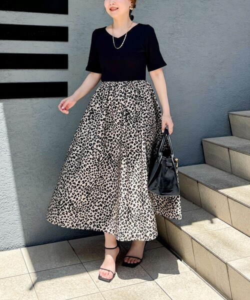 セール】ウォッシャブルカット×タフタドッキングワンピース