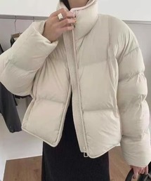 Lace Ladies（レースレディース）の「パイピング ナイロン ショート ダウン ジャケット（ダウンジャケット/コート）」