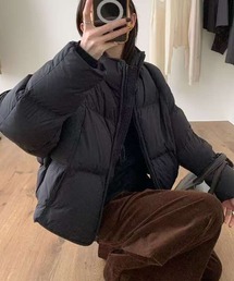 Lace Ladies（レースレディース）の「パイピング ナイロン ショート ダウン ジャケット（ダウンジャケット/コート）」