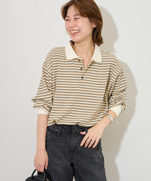エルエルビーン　ジャーナルスタンダードレリューム　ボーダーTシャツ L.L.Bean/エルエルビーン】Union Short Sleeve Stripe Tee：T