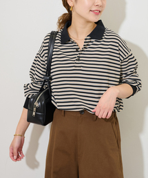 エルエルビーン　ジャーナルスタンダードレリューム　ボーダーTシャツ L.L.Bean/エルエルビーン】Union Short Sleeve Stripe Tee：T