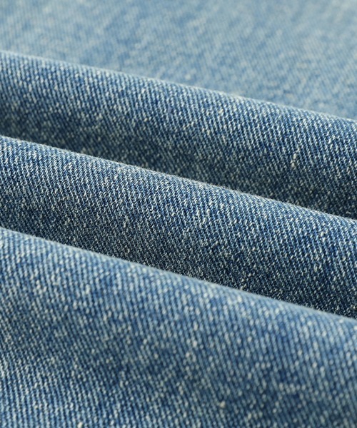 HANDO（ハンド）の「[高身長サイズMT/低身長サイズS有り]ヴィンテージウォッシュ ハイウエストワイドストレートデニムパンツ きれいめカジュアル 韓国風（デニムパンツ・レディース・ブルー・XL/S/M/L）」の11枚目の写真