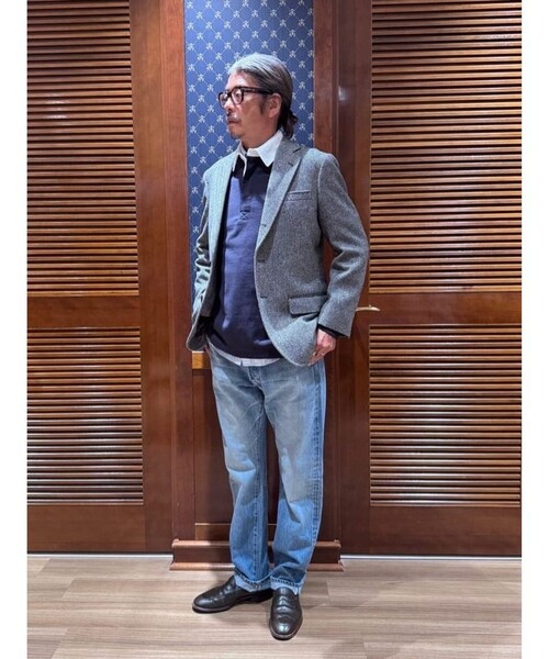 BROOKS BROTHERS（ブルックスブラザーズ）の「コットンジャージー　GFロゴ　ソリッド　ラグビーシャツ（ポロシャツ・メンズ・グレー/ダークグリーン/ネイビー・X-LARGE/LARGE/MEDIUM/SMALL）」の12枚目の写真
