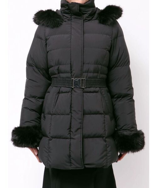 セール】フェイクファー付きアライドロングダウン（ダウンジャケット