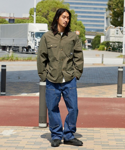 オーダー可能パターン③［アウター］ セットアップ対応】ファンクショナルチノツイル 襟コーデュロイ