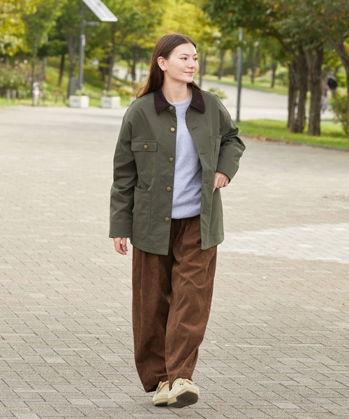 セットアップ対応】ファンクショナルチノツイル 襟コーデュロイ