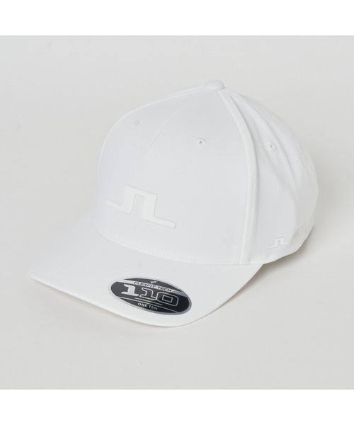 J.LINDEBERG(ジェイリンドバーグ)の「【J.LINDEBERG/GOLF】メンズ Flexfitキャップ(キャップ・メンズ・ホワイト/レッド/ネイビー/アイボリー/ブラック/カーキ/ターコイズブルー・99)」の1枚目の写真