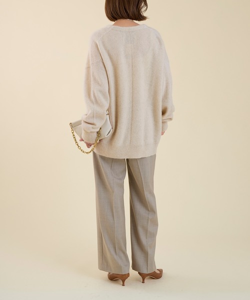 marmors（マルモア）の「【marmors】straight wide pants〈セットアップ対応〉（その他パンツ・レディース・グレー/ベージュ/ライトグレー・36）」の10枚目の写真