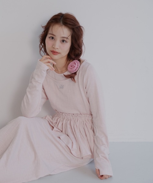 ホルターリブワンピース（ワンピース）｜jumelle（ジュメロ）の