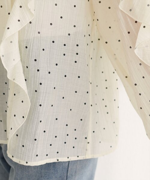 natural couture（ナチュラルクチュール）の「〈mizukoto〉ボウタイフリルブラウス（シャツ/ブラウス・レディース・ネイビー/ミント/その他1・FREE）」の17枚目の写真