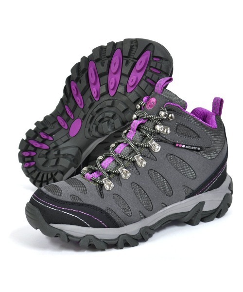 BACKYARD FAMILY（バックヤードファミリー）の「albatre アルバートル alts1120 trekking shoes（ブーツ・レディース・ブラウン/グレー系その他/ブラック×ブラック・22.5cm/23cm/24cm/25cm/25.5cm/26cm/26.5cm/27.5cm/28.5cm/23.5cm/24.5cm/27cm/28cm）」の2枚目の写真