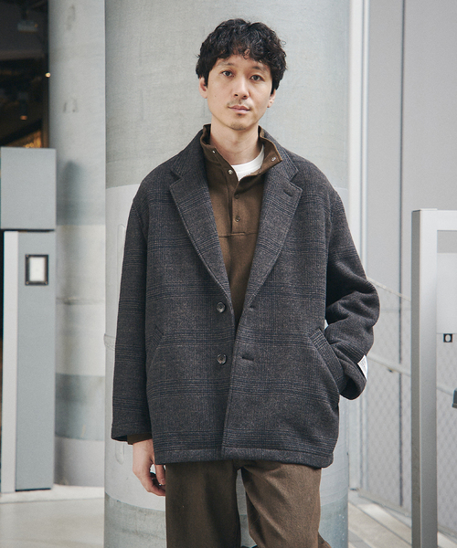 ベージュ ウール オーバーサイズジャケット select MOCA（セレクトモカ）の「2022 AW オーバーサイズメルトン