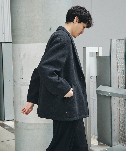 セール】S140 ウール モッサ オーバー ジャケット（その他アウター